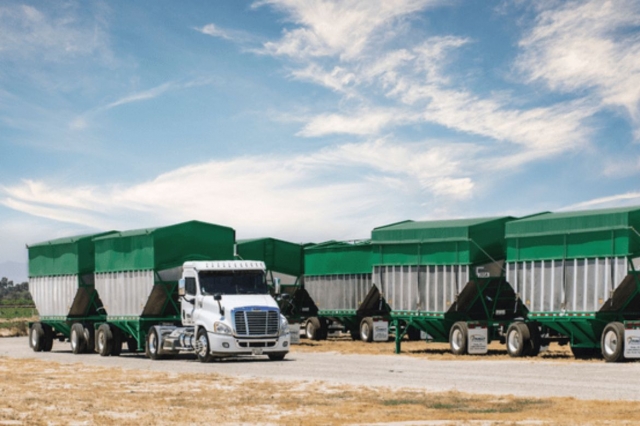 The Versatility of Hopper Trucks: Transporting Pomace, Walnuts, and Pistachios Safely 