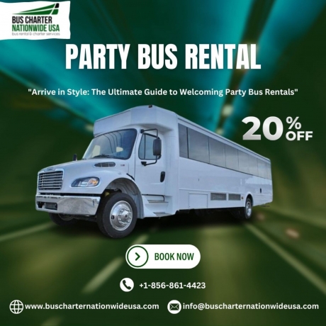 Need Party Ideas? Why Not Consider Booking a Party Bus Rental for Your Next Event?