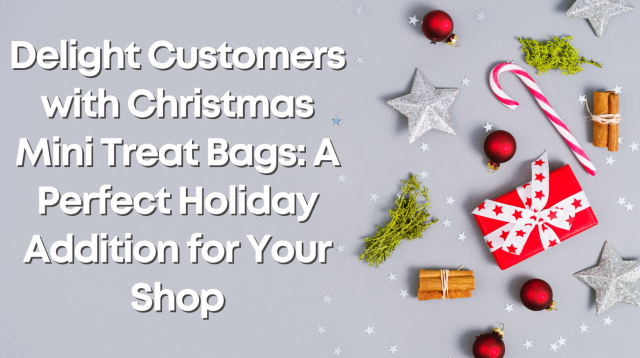 Delight Customers with Christmas Mini Treat Bags: A Perfect Holiday Addition for Your Shop