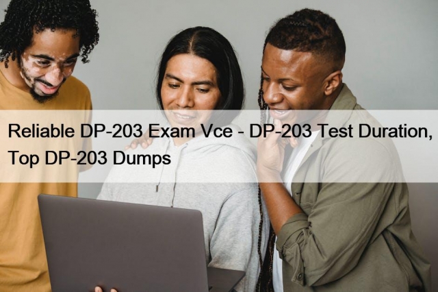 DP-203 Reliable Test Camp