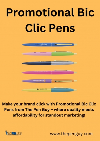 Promotional Bic Clic Pens: The Perfect Marketing Tool