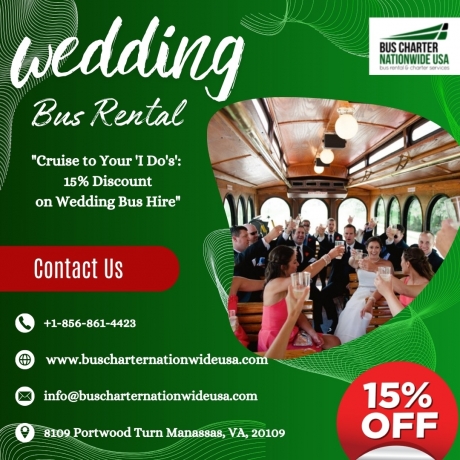 A Grand Entrance: Luxury Wedding Bus Rentals!