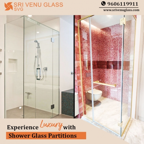 High-Quality Glass Divider in Bathroom - Sri Venu Glass