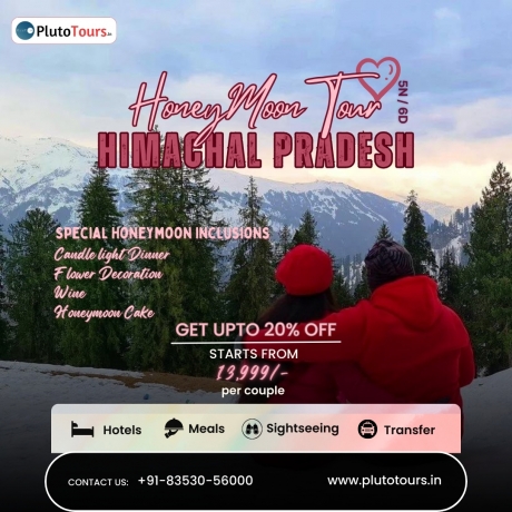 Romantic Getaways in Himachal: Best Honeymoon Tour Packages