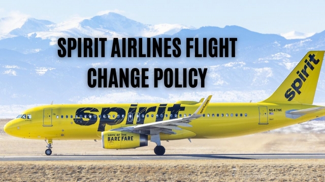 What is the spirit flight change policy?