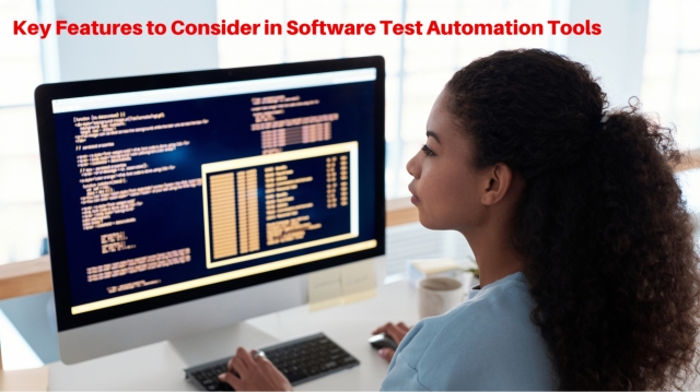 Essential features for software test automation tools