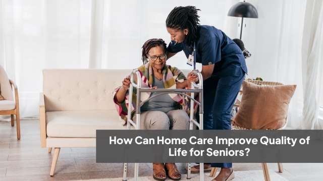 Enhance seniors' lives with home care services.