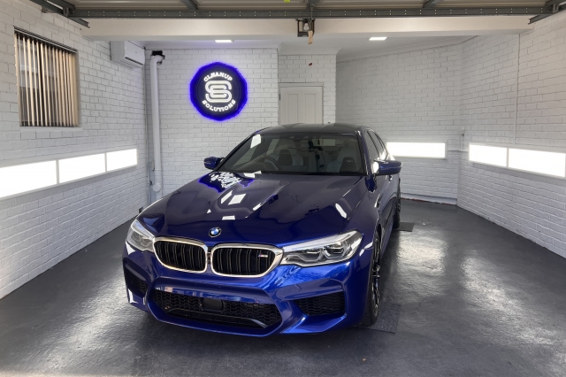Blue BMW M3