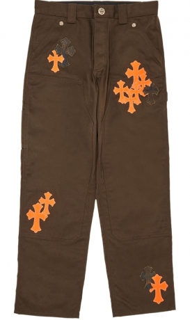 The Brown Chrome Hearts Pants are the best way to look and feel good in streetwear.