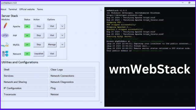 wmWebStack: The Best Free Server Software for Windows Developers