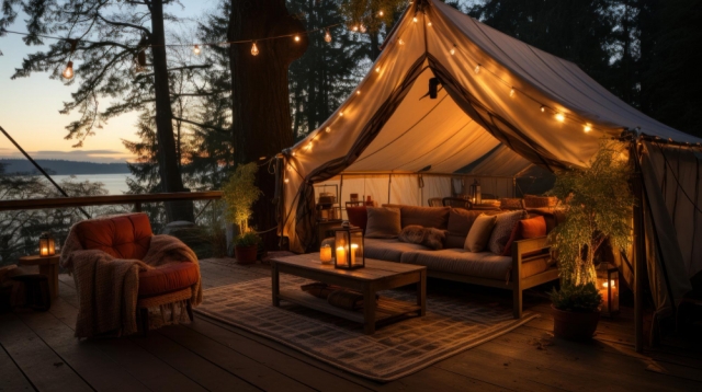 Durable and Waterproof Bell Tents for Glamping