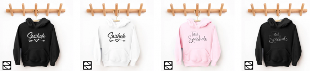 Sasshole® Graphic Hoodies Youth and Pullover Hoodies are Bold and Trendy