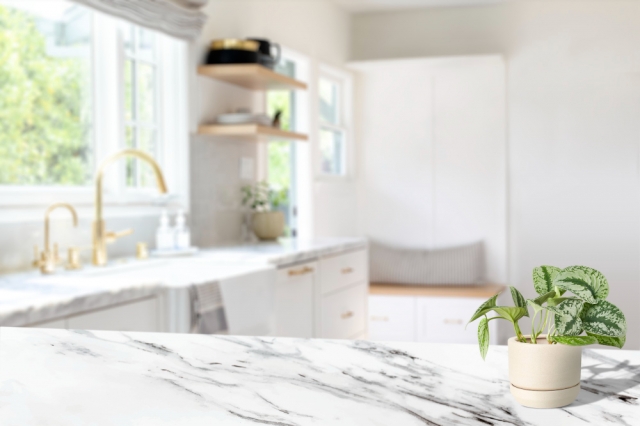 Choose marble for kitchens