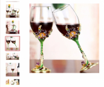 A Gorgeous Crystal Glass Goblet Wine Decanter Wine Rack European Style
