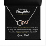 Unique Personalized Necklaces for Daughter & Stunning Daughter Necklace Gifts – Shop Customize Mint Now
