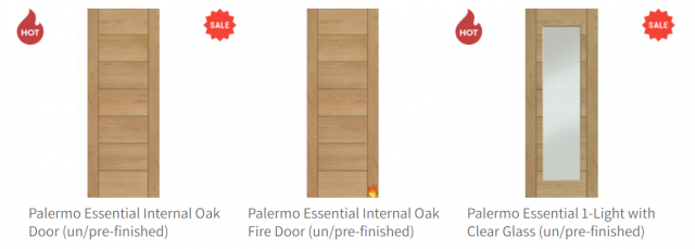 Interior walnut doors
