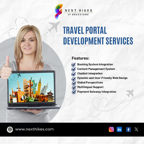 Leading Travel Portal Development Company in India: Best Website Solutions to the Travel Industry | Nexthikes IT Solutions