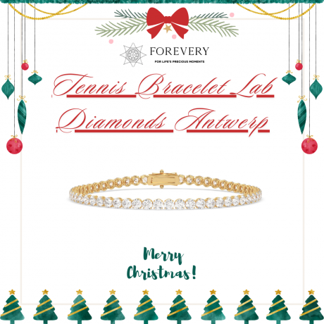 Tennis Bracelet Lab Diamonds: The Perfect Christmas Gift from Forevery in Antwerp