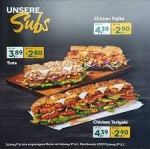 subway speisekarte 