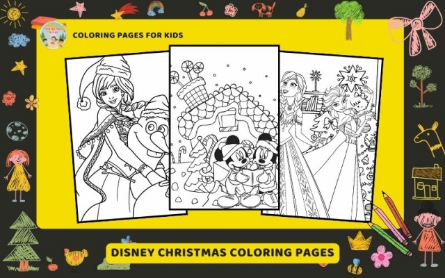 Disney Christmas Coloring Pages - Celebrate the Magic of the Holidays Together
