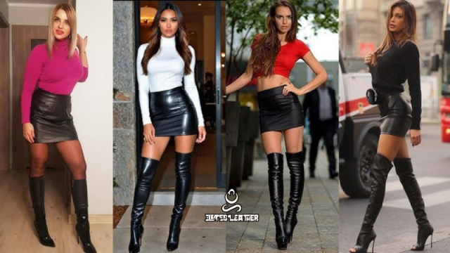 ﻿Leather Skirts Are Embracing Fall’s Favorite Fabric in Fresh Ways