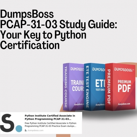 DumpsBoss PCAP-31-03 Study Guide: Unlock Your Career Potential