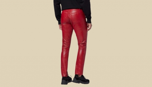 Why Men in Leather Pants Are Taking Over Street Fashion