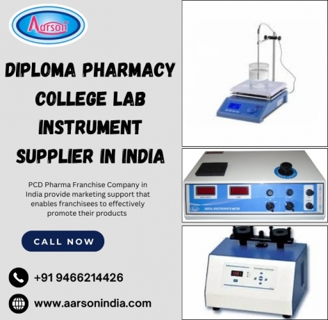 Diploma Pharmacy College Lab Instrument Supplier in India - Aarson