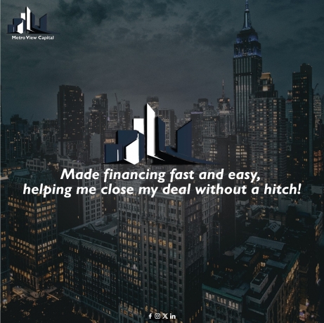 Hard Money Loans Made Easy | Metro View Capital Funding Services