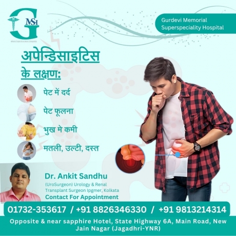 Appendix Treatment in Yamunanagar with Advanced Surgical Solutions at GM SuperSpeciality Hospital
