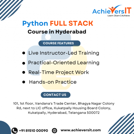 Python Full Stack Course Training in Hyderabad - AchieversIT