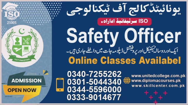 Safety Officer Course in Rawalpindi