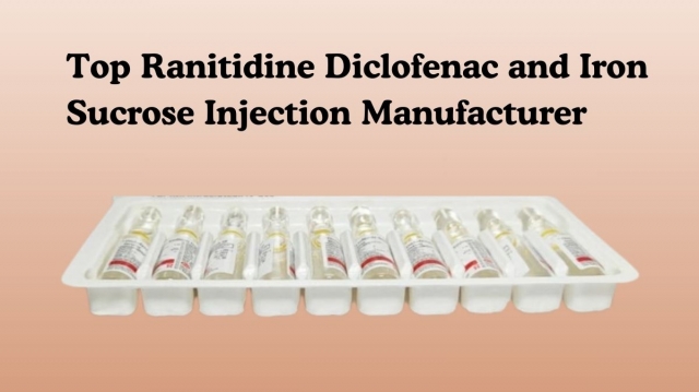 Top Ranitidine Diclofenac and Iron Sucrose Injection Manufacturer