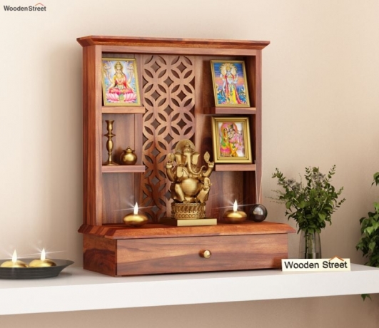Discover the Perfect Mandir for Your Home: Embrace Spiritual Bliss with a Wooden Temple