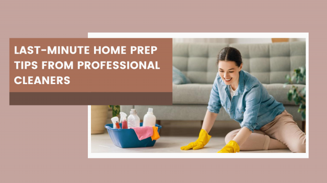 How Do Cleaners Prep Homes for Last-Minute Meetings?