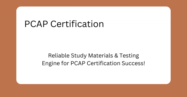 Achieving Success with PCAP Certification