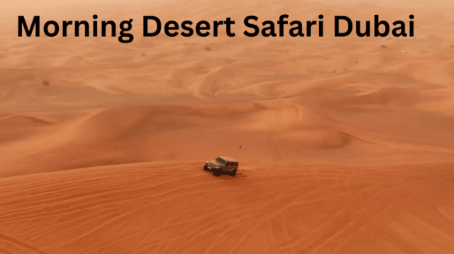 Morning Desert Safari – A Thrilling Start to Your Day