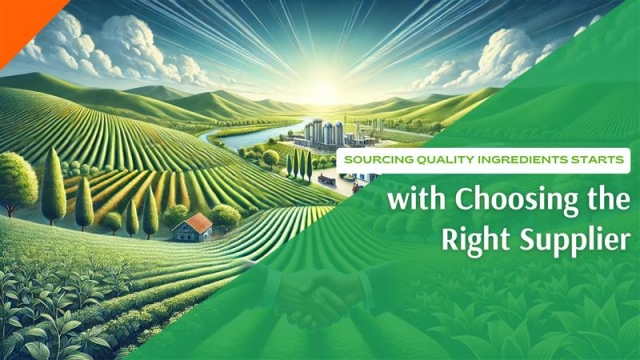 Natural Ingredients for Wellness: Choosing the Right Supplier