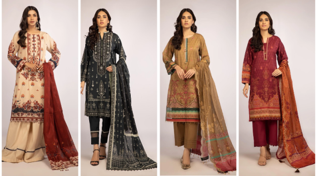 Be a Fashion Diva and Buy Women Unstitched Lawn & Embroidered Suits