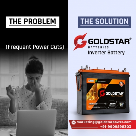 Inverter Battery Manufacturers in Ahmedabad: Reliable Power Solutions by Goldstar India