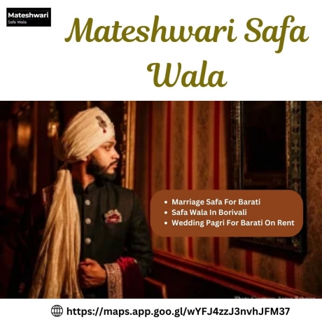 Marriage Safa for Baraati – Wedding Pagri on Rent at Mateshwari Safawala