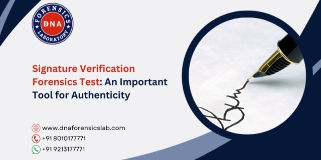 Signature Verification Forensics Test: