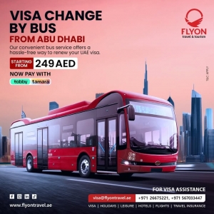  Visa Change by Bus in Abu Dhabi | FlyOn Travel & Tourism