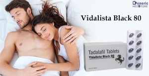 Erectile Dysfunction Medicines | Vidalista black 80 | Genericmedsstore