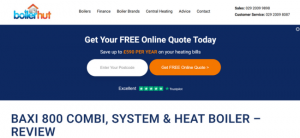Baxi 800 Combi, System & Heat Boiler