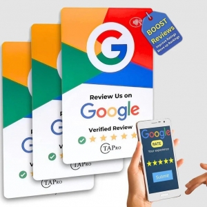 Improve Your Business Credibility with Zappy Cards Google Review Stands