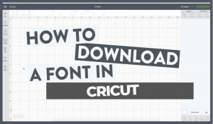 download fonts on Cricut