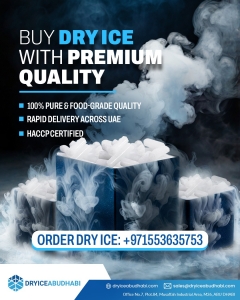 Buy dry ice pellets and blocks with HACCP certification in UAE.