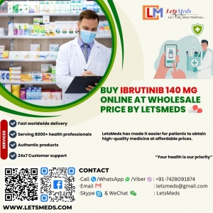 Buy Ibrutinib 140 mg Online at Wholesale Price by LetsMeds