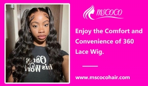 Enjoy the Comfort and Convenience of 360 Lace Wig.